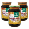 Eden Traditional Organic Barley Malt Syrup, Non-GMO, USA grown and made, Non-Dyastatic, 20 oz Glass Jar (3-Pack)