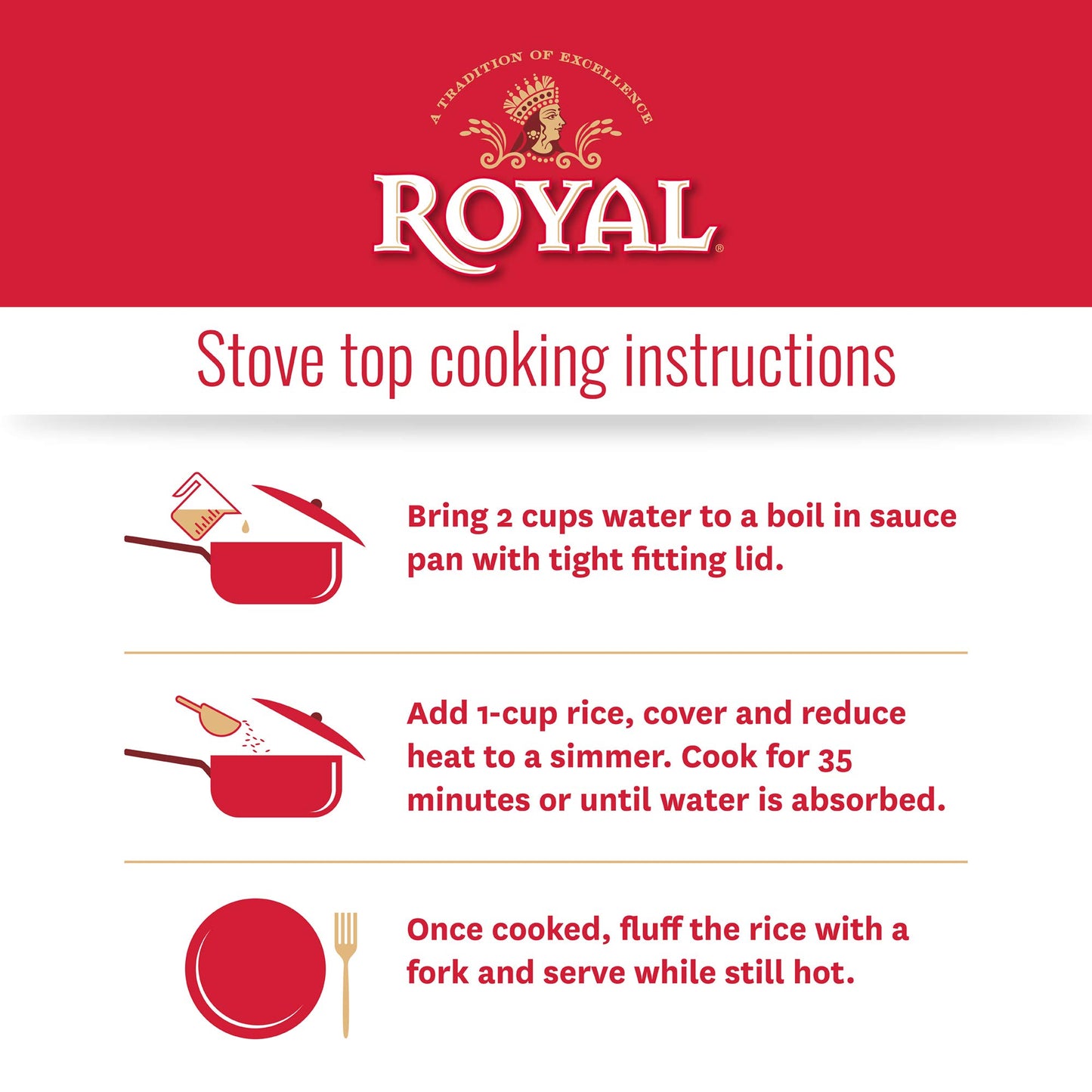 Royal Brown Basmati Rice, 2 Pound