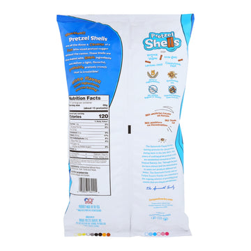 Unique Snacks Original Pretzel Shells, Vegan, OU Kosher, Non-GMO, 16 Oz. Bag, Pack of 12