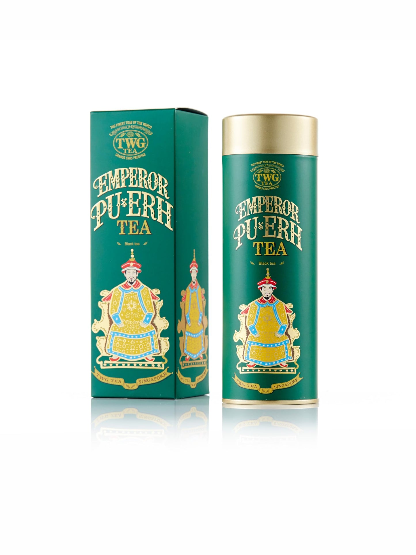 Twg Tea | Emperor Pu-Erh Tea | Black Tea | Strong & Earthy | Haute Couture Tin 100G | Gift Set