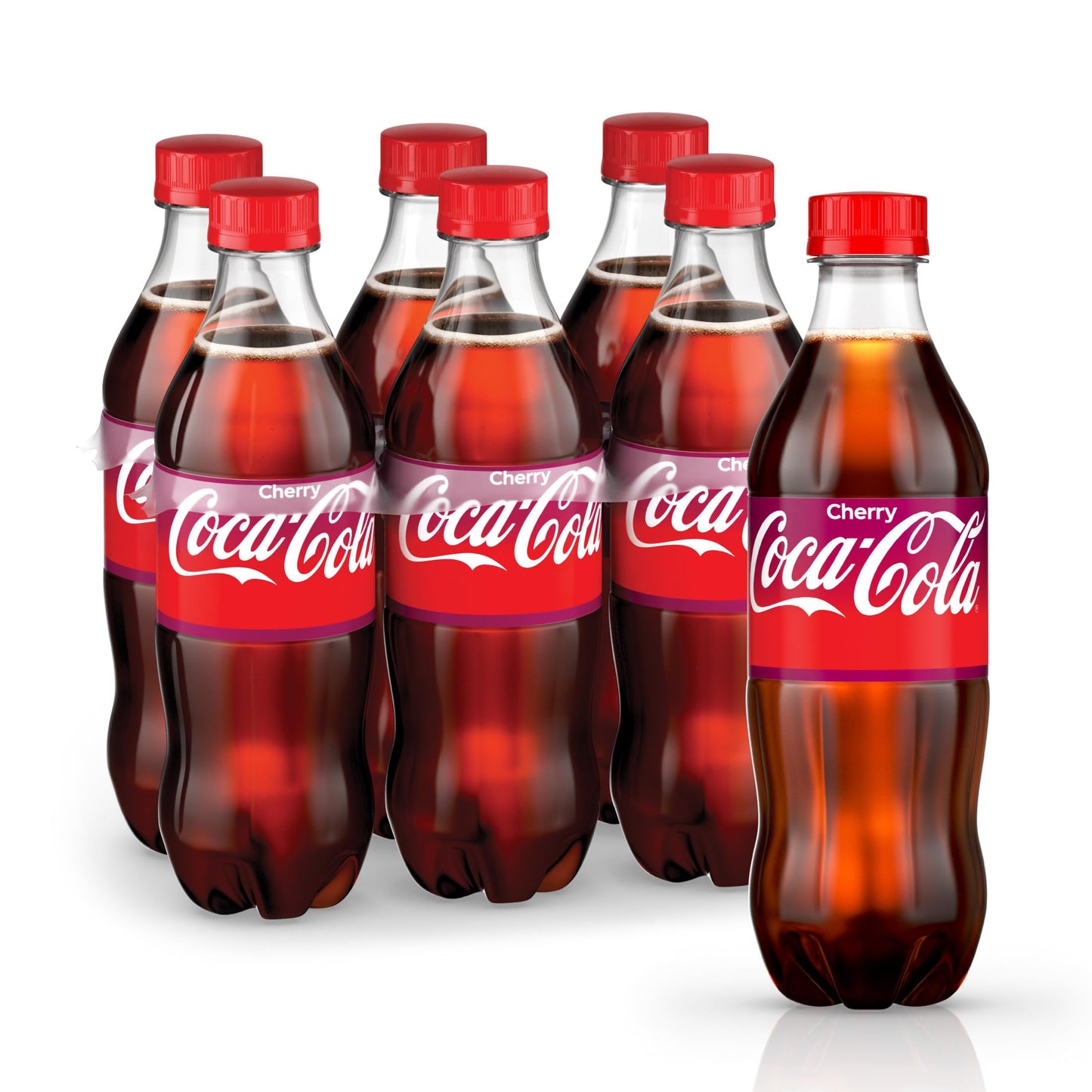 Coca-Cola Coke Cherry Soda 16.9 Fl Oz 6 Pack
