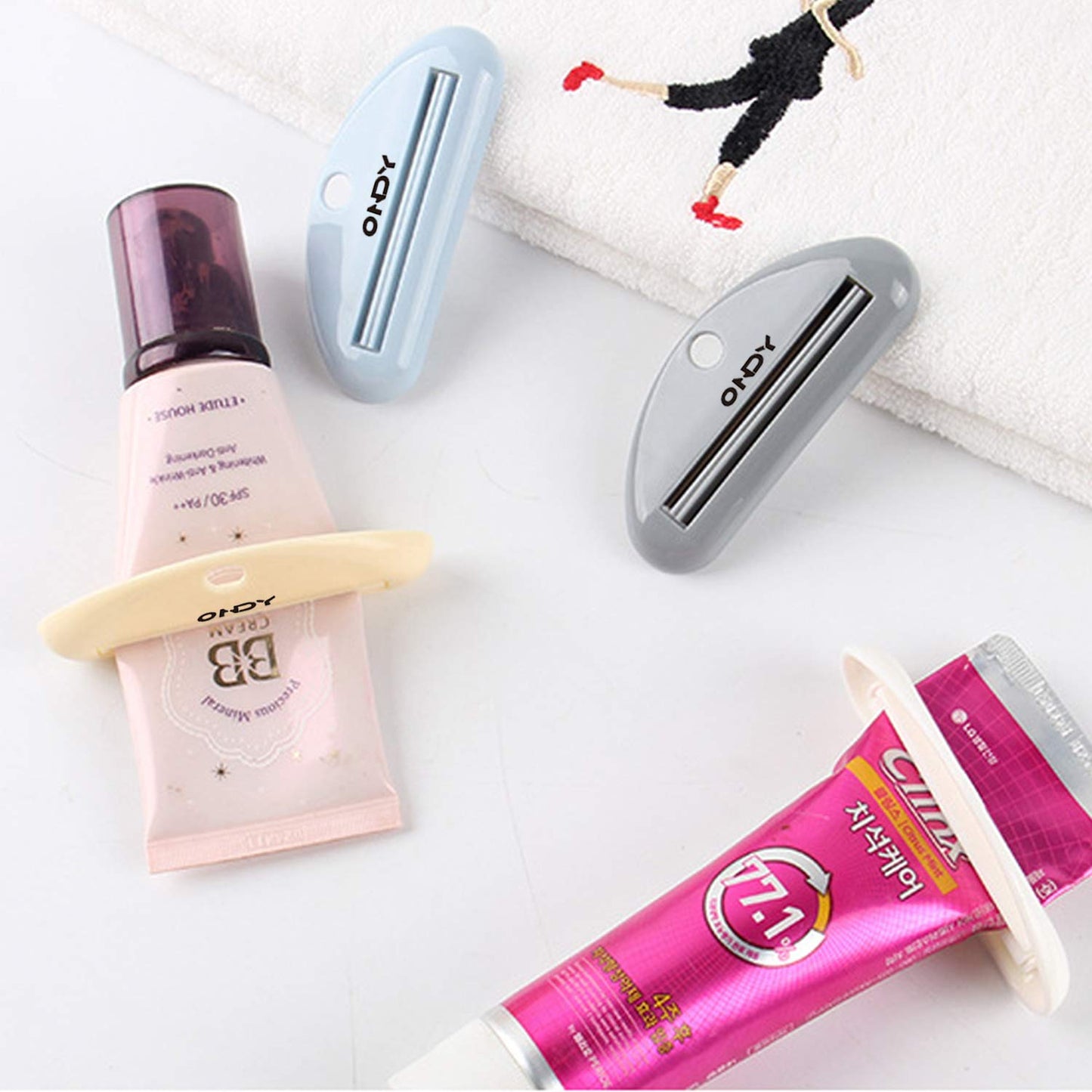 4 Pack Toothpaste Squeezers, Tube Squeezers For Toothpaste, Hand Cream, Polygel Tubes, Paint Tubes, Cosmetics