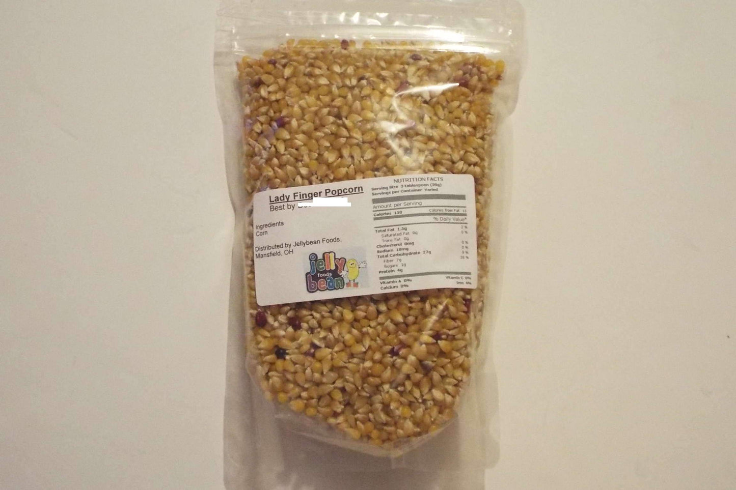 Unpopped Popcorn Kernels (Ladyfinger, 2 LB)