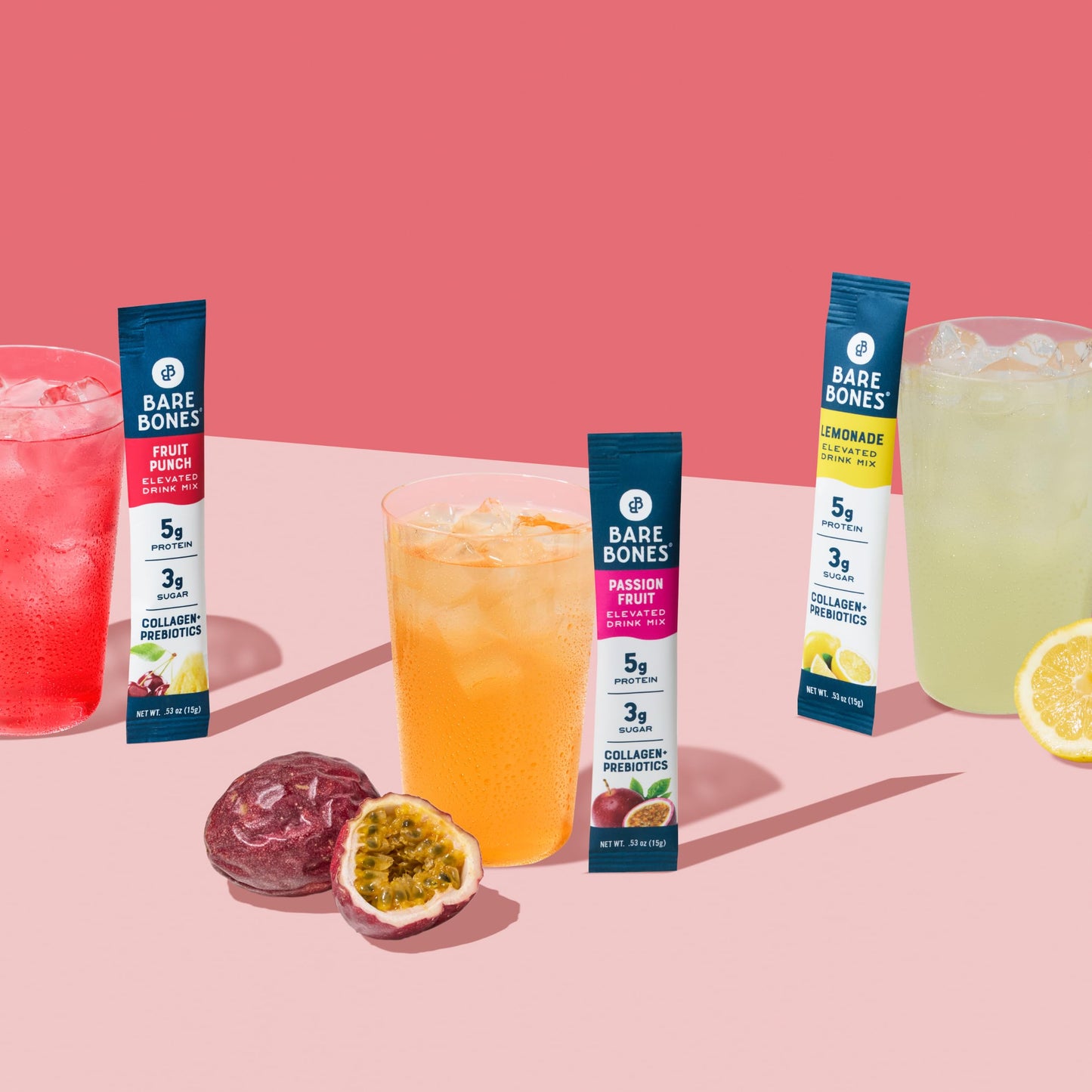 Bare Bones Lemonade Elevated Drink Mix