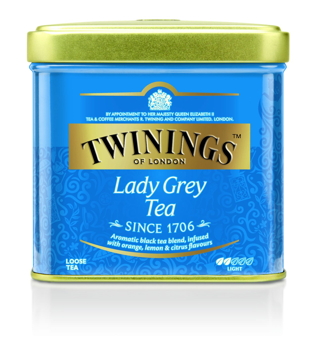 Twinings Lady Grey Loose Black Tea, 3.5 Ounce Tins (Pack Of 6), Lemon & Orange Peel, Caffeinated, Enjoy Hot Or Iced