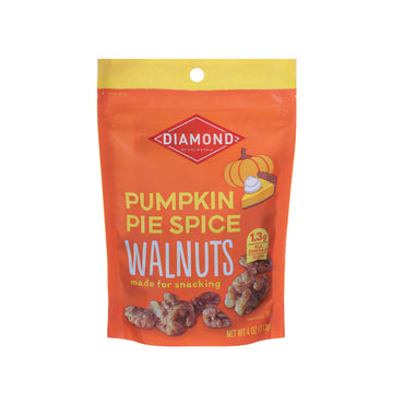 Diamond of California Pumpkin Pie Spice Snack Walnuts, 4 oz, 1 pack
