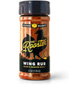 Blonde Beard's Rooster Chicken Wing Rub (Mild/Medium) - Gourmet Bbq Rub Made With Roasted Garlic & Cajun Seasoning - Great On Ch