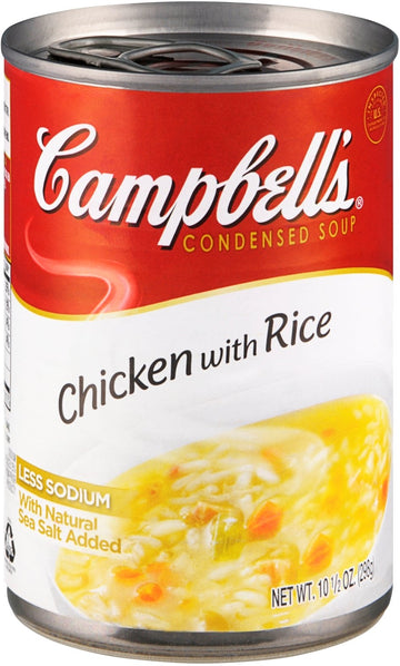 Campbell's Chicken and Rice Soup, 10 oz Can (Pack of 12)