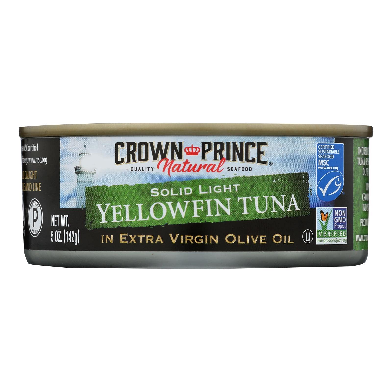 Crown Prince Natural Solid Light Yellowfin Tuna, 5 Ounce -- 12 Per Case.12