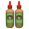 Melindas Spicy Garlic Parmesan Wing Sauce - 12oz, 2 Pack - Craft Sauce with Habanero Peppers & Fresh Garlic for Wings, Pizza, Pasta