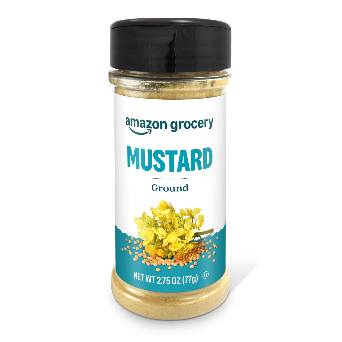 Amazon Grocery Ground Mustard, 2.75 Ounce, Pack of 1, Previously Happy Belly, Packaging May Vary