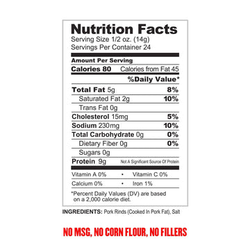 Pork King Good Unseasoned Pork Rind Breadcrumbs (Low Carb Keto Diet)! Perfect For Ketogenic, Paleo, Gluten-Free, Sugar Free and