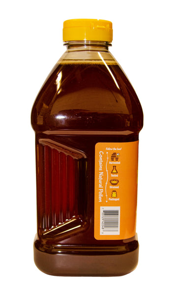 Golden Harvest Honey Unfiltered Raw Extra Light Wildflower Blend - 100% Pure Honey - Contains Natural Pollen - 3 Pounds