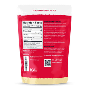 Lakanto Golden Monk Fruit Sweetener With Erythritol, Raw Cane Sugar Substitute From Monk Fruit Extract, Raw Sugar Replacement fo