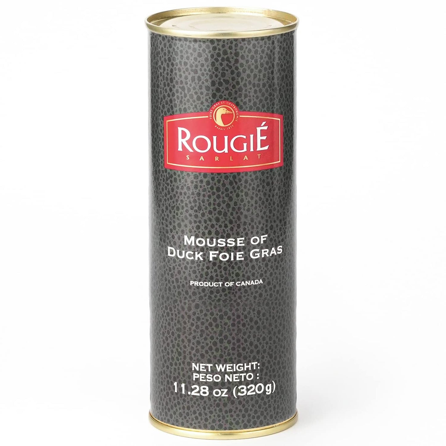 Rougie France (Round Tin) Mousse Of Fully-Cooked Liver Foie Gras, 11.2000-Ounce Cans