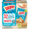 Skippy Creamy Peanut Butter Squeeze Packets, 1.15 Oz, 32 Ct