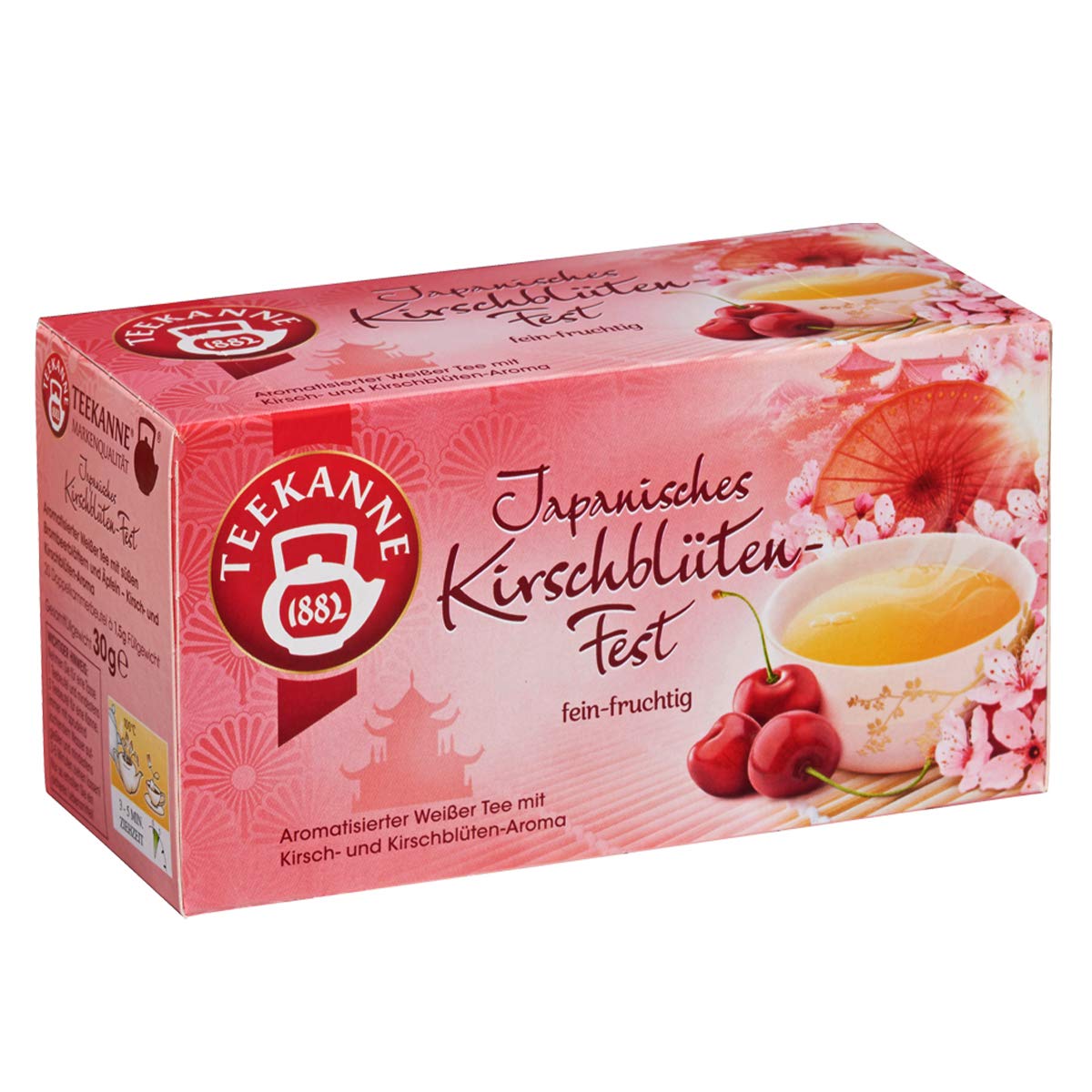 Japanisch Kirschblüten Tea 30G Teekanne - White Tea With Cherry Blossoms