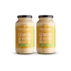 Lemon Herb Ricotta Pasta Sauce | Non-Gmo, Gluten-Free And No-Sugar Added | Fresh Ingredients | 25 Ounce Jars (Pack Of 2)