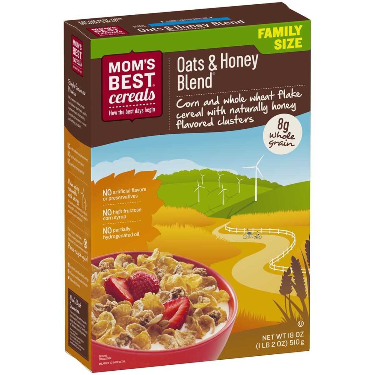 Malt O Meal Natural Honey N Oat Blend cereal 18 Ounce -- 14 per case.