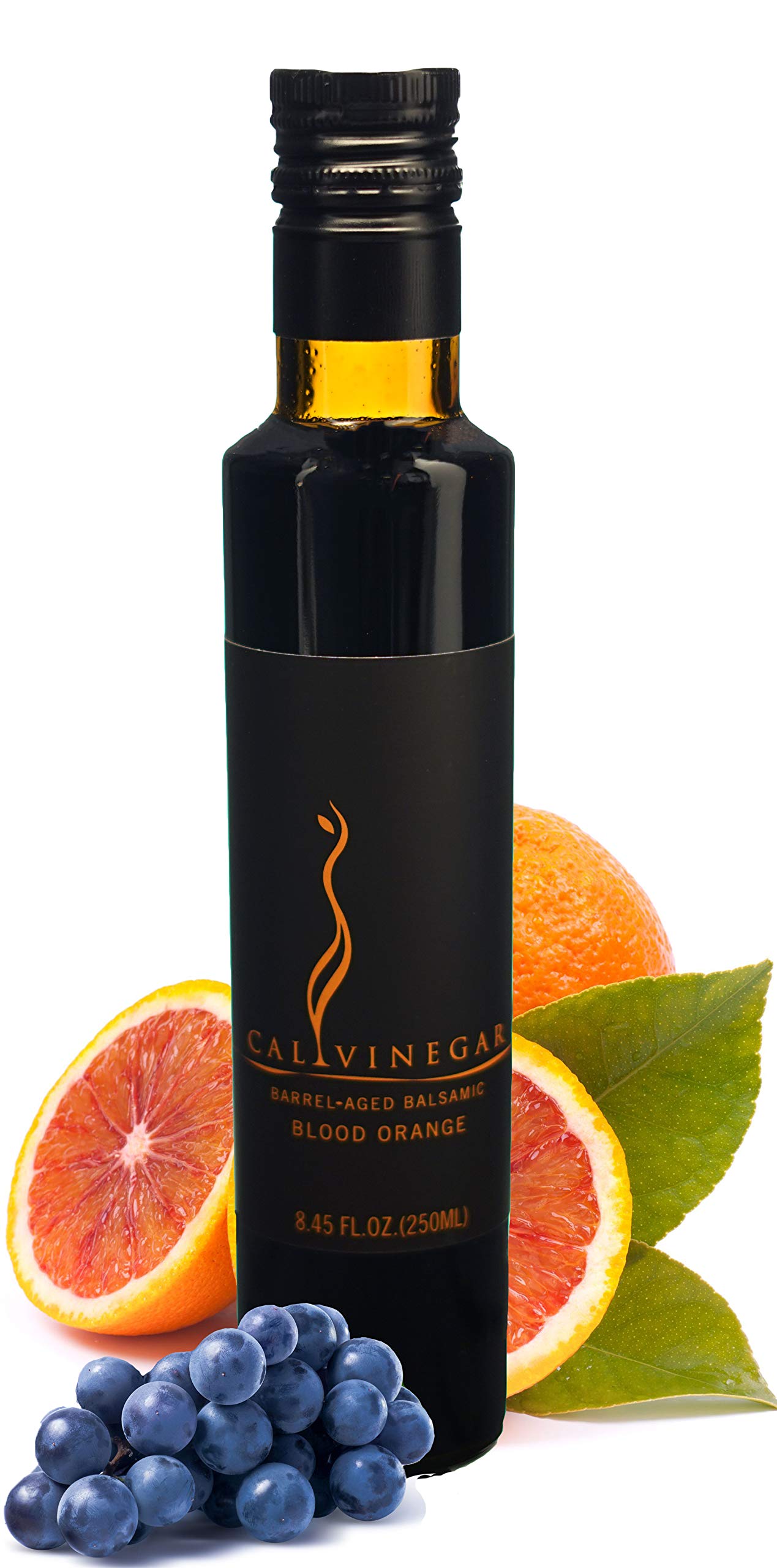 Calivirgin Balsamic Vinegar - Blood Orange Flavored Traditional Balsamic Vinegar - Thick, Velvety, Authentic Italian Balsamic Vi