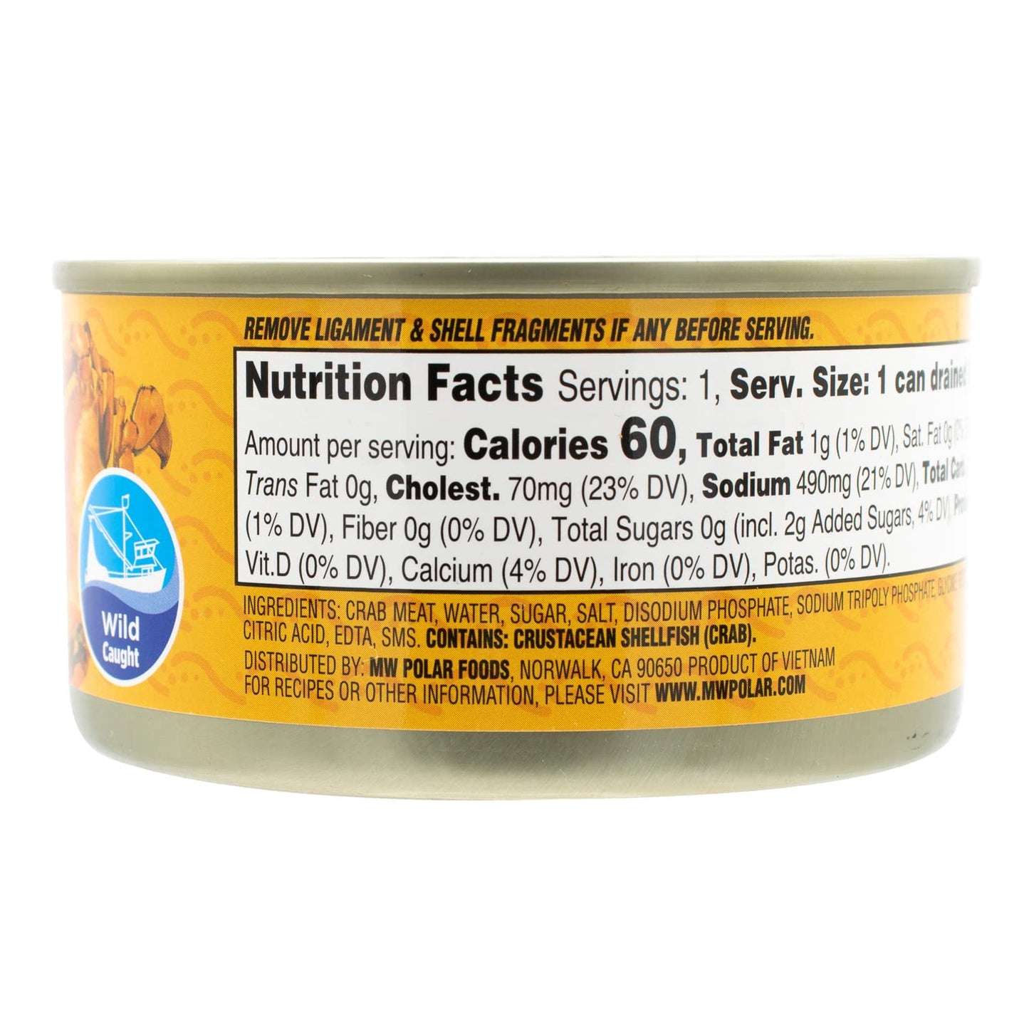 Mw Polar Fancy Lump Crab Meat 6Oz (Pack Of 12)