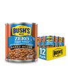 BUSH S BEST 8.1 oz Canned Zero Sugar Added Baked Beans, Source of Plant Based Protein and Fiber, Low Fat, Gluten Free, (Pack of