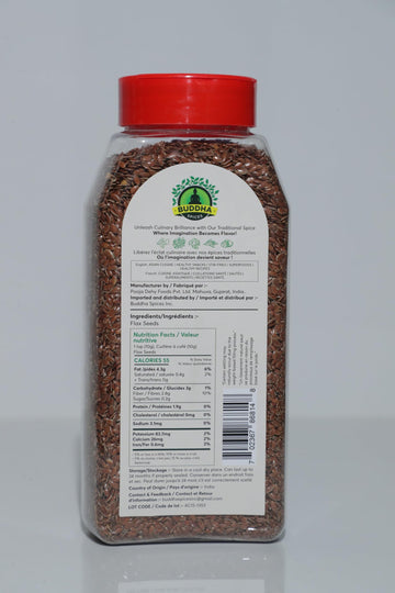 Buddha Spices Inc. Flax Seeds - 600G - 21 Oz)