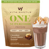 VitaHustle All-in-One Nutrition Shake - Choc Peanut Butter Banana, Vegan Meal Replacement with KSM66 Ashwagandha & 86+ Superfoods