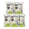 CauliPuffs - Corn, Rice, and Cauliflower Gluten Free Puffed Snack (5 x 3.0oz Bags, White Cheddar)