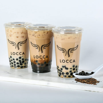 Premium Boba Tea Kit | Locca Boba Party Kit | Bubble Tea Gift Kit | Boba Gift | 56+ Drinks | 7 Boba Flavors | Includes Tapioca B