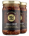 WUJU Chili Crisp, Chili Oil, Chili Sauce, Chili Garlic Sauce, Chinese Hot Sauce, Heat with Crispy Texture, Clean Natural Ingredi