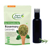 Agrogreen Rosemary Dried Leaves For Hair Growth With Applicator 100% Pure & Natural - Rosemary Herb Tea - 400Gm