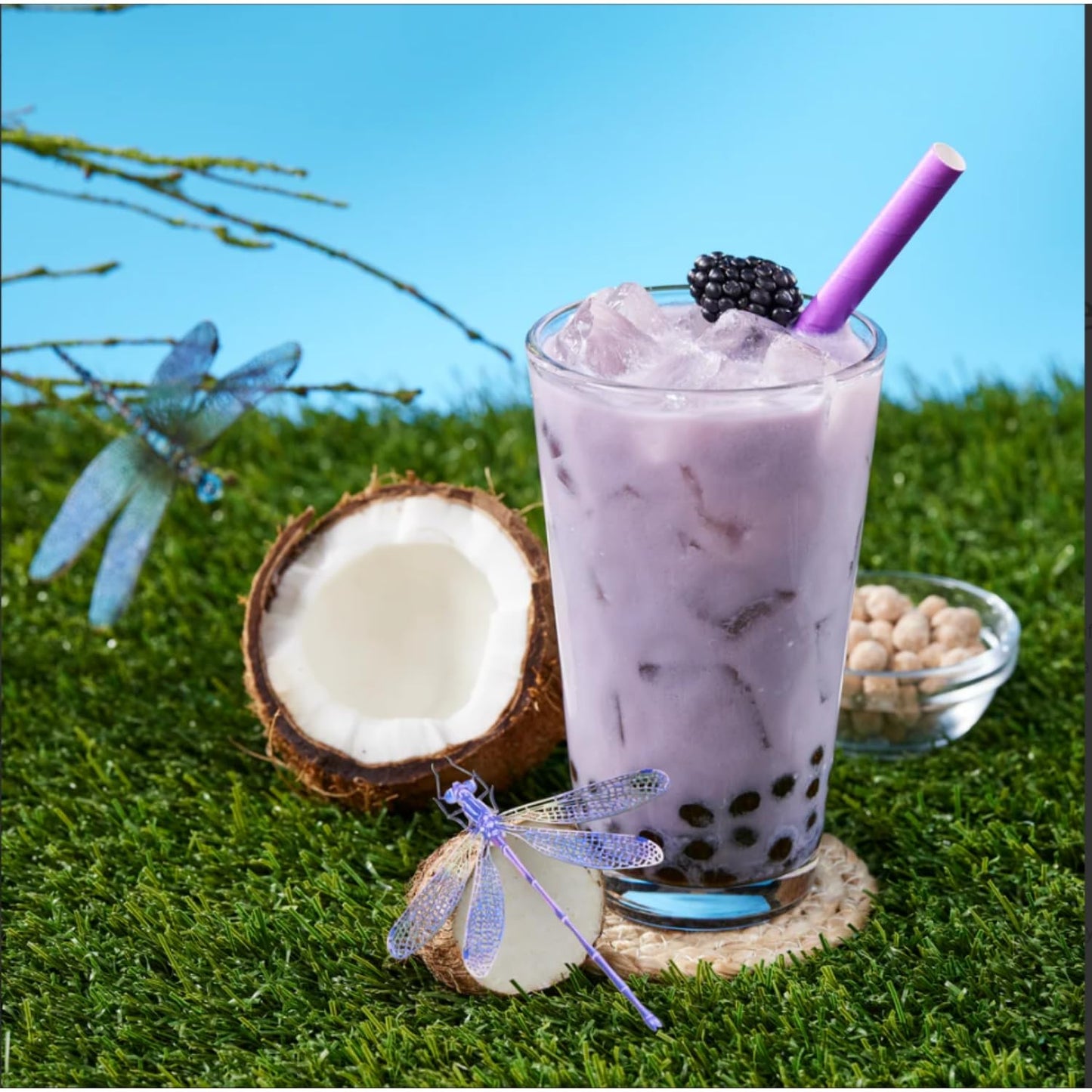 Big Train Dragonfly Taro Blended Crme Beverage Mix, 3.5 Pound (Pack of 5)