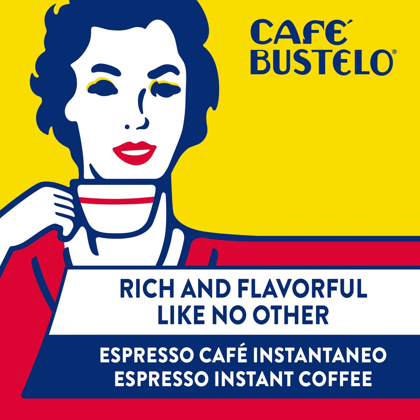 Caf   Bustelo Espresso Style Dark Roast Instant Coffee, 7.05 Ounces