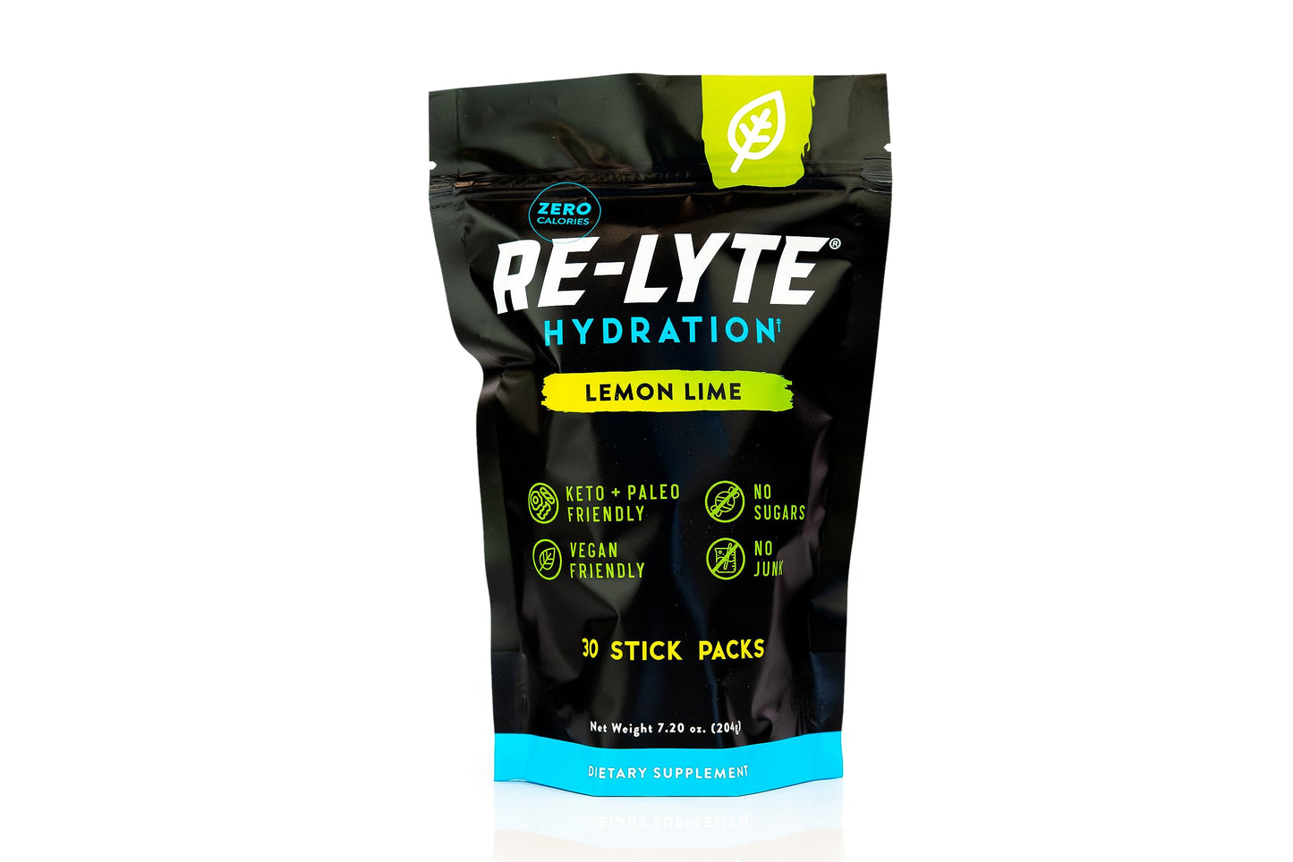 Redmond Re-Lyte Electrolyte Drink Mix (Lemon Lime), 30 Stick Packs