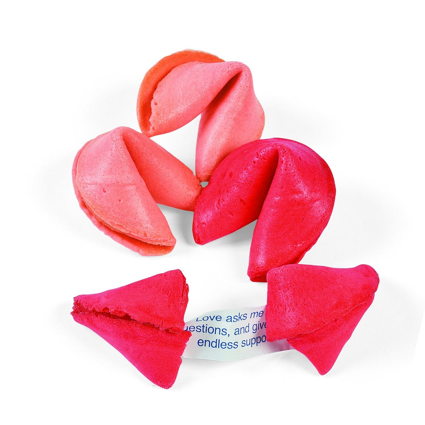 Fun Express ValentineS Day Fortune Cookies Bulk 50 Pack - Red & Pink Individually Wrapped Treats For Kids Classroom Party Favors | Holiday Snacks For 18+ Uses & Children | Made In Usa Top-Grade Quality