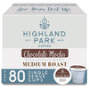 Highland Park Coffee Single Serve Coffee Pods, Chocolate Mocha, Chocolate Mocha, 80.0 Count