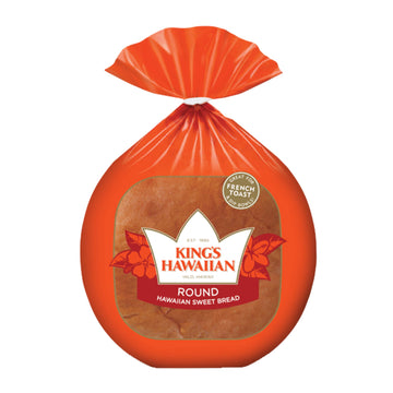 King's Hawaiian Original Hawaiian Sweet Round Bread 16 Ounce (Pack of 6)