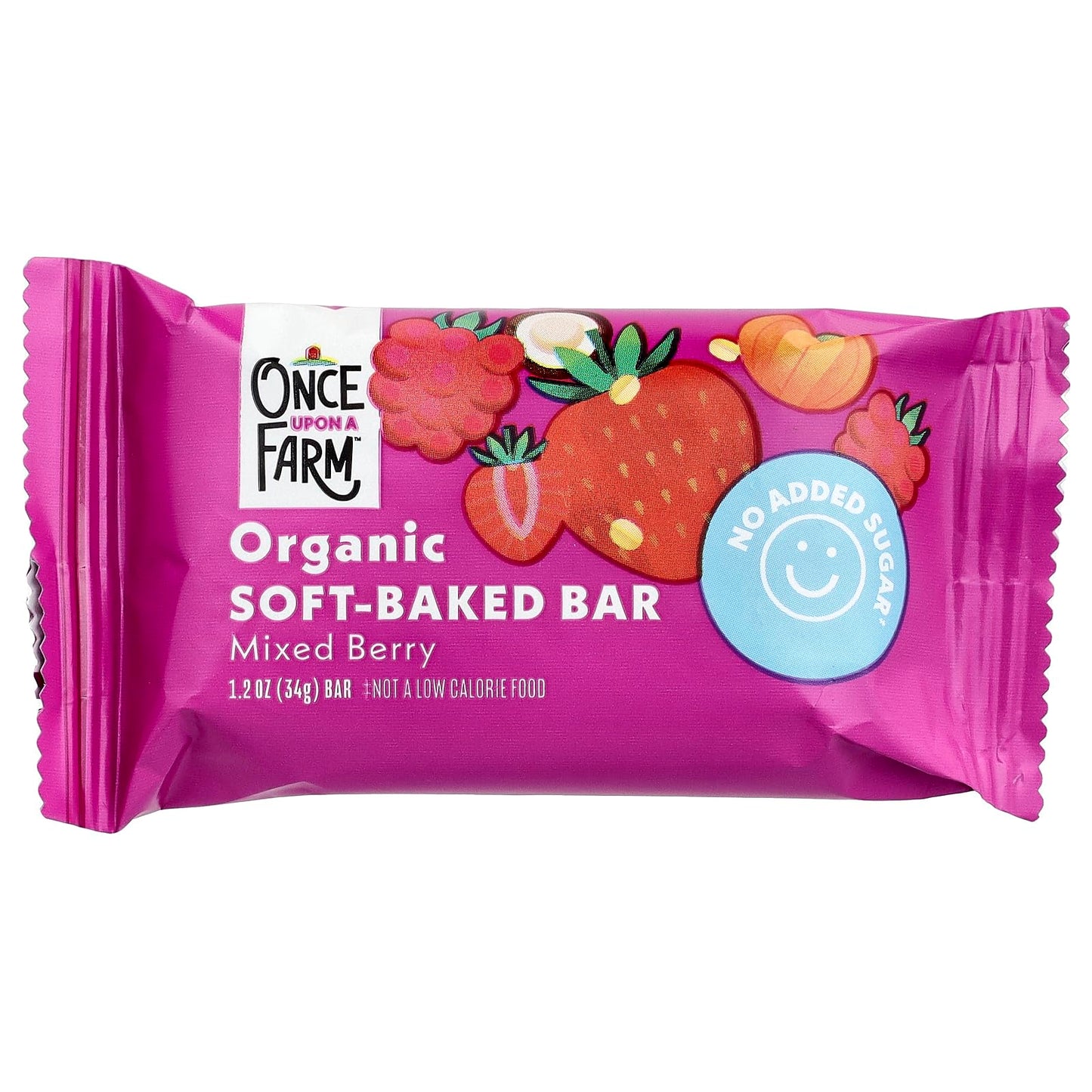 Once Upon A Farm Organic Mixed Berry Soft-Baked Bars 4 Count