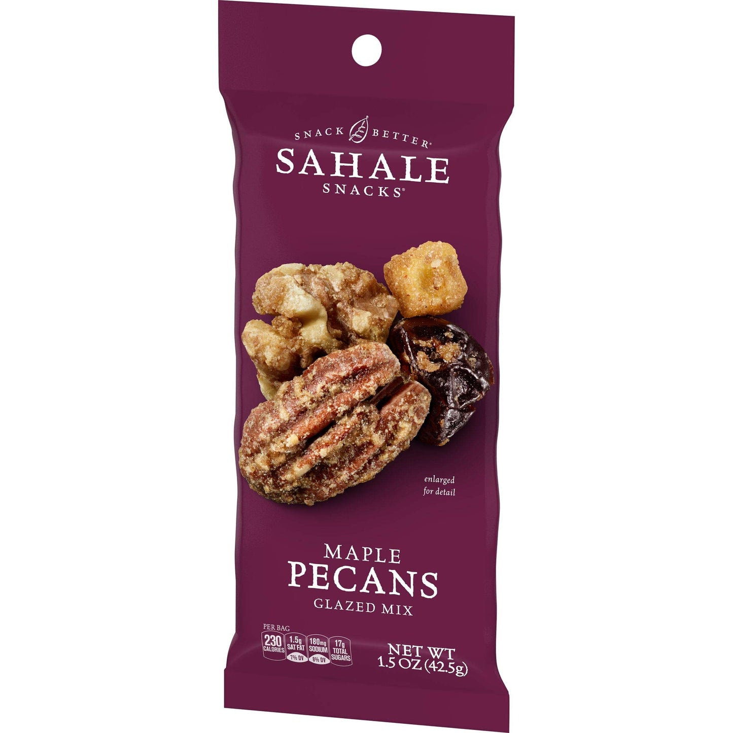 Sahale Snacks Maple Pecans Glazed Mix, 1.5 Ounces (Pack of 18)