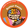 Crazy Cups Flavored Coffee For Keurig K-Cup Machines, Butter Pecan Swirl, Hot Or Iced Coffee, 22 Single Serve, Recyclable Pods(Pack Of 1)
