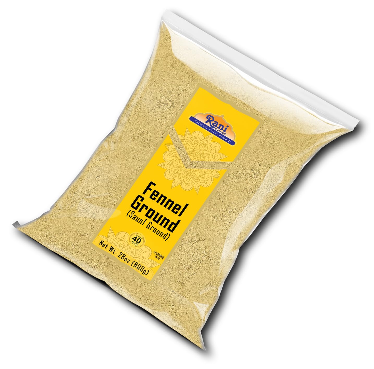 Rani Fennel Ground (Saunf) Powder Spice 28Oz (1.75Lbs) 800G ~ All Natural | Gluten Friendly | Non-Gmo | Kosher | Kosher | Vegan | Indian Origin