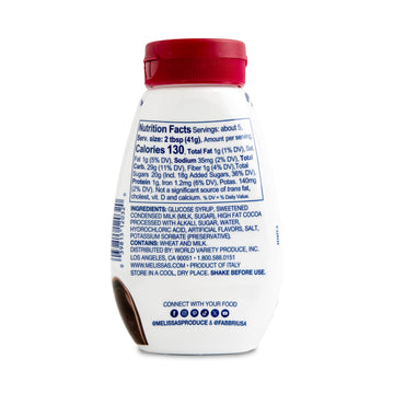 Fabbri Gourmet Dessert Sauce, Chocolate Flavor, Flavoring Sauce For Ice Cream, Desserts And Hot And Cold Beverages, Made In Italy, 7.9Oz Bottle (Chocolate)