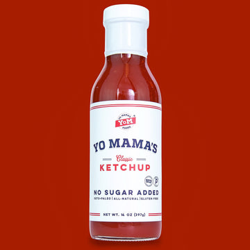 Yo Mama'S Foods Keto Classic Ketchup - Pack Of (4) - No Sugar Added, Low Carb, Vegan, Gluten Free, Paleo Friendly, And Made With