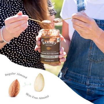 Barney Almond Butter, Chocolate, Paleo Friendly, KETO, Non-GMO, 16 Ounce