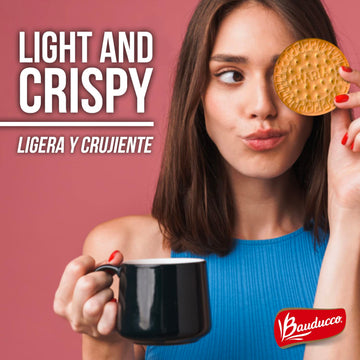 Bauducco Maria Cookies - Crispy Cookies - Perfect for Snacking, Coffee or Tea - Delicious Dessert Cookie - No Artificial Flavors