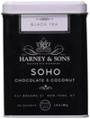 Harney & Sons Soho Chocolate Coconut Tea - 20 Count Sachet Tin