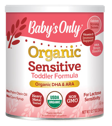 Baby'S Only Organic Lactorelief With Dha & Ara Toddler Formula, 12.7 Oz (Pack Of 1)  Non Gmo  Usda Organic  Clean Label Project