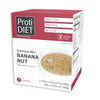 Protidiet High Protein Banana Nut Oatmeal - Gluten Free, Rich In Fiber, Low Sugar - Easy To Digest, Healthy, And Nutritious Breakfast Protein Oatmeal - 7 Instant Oatmeal Packets