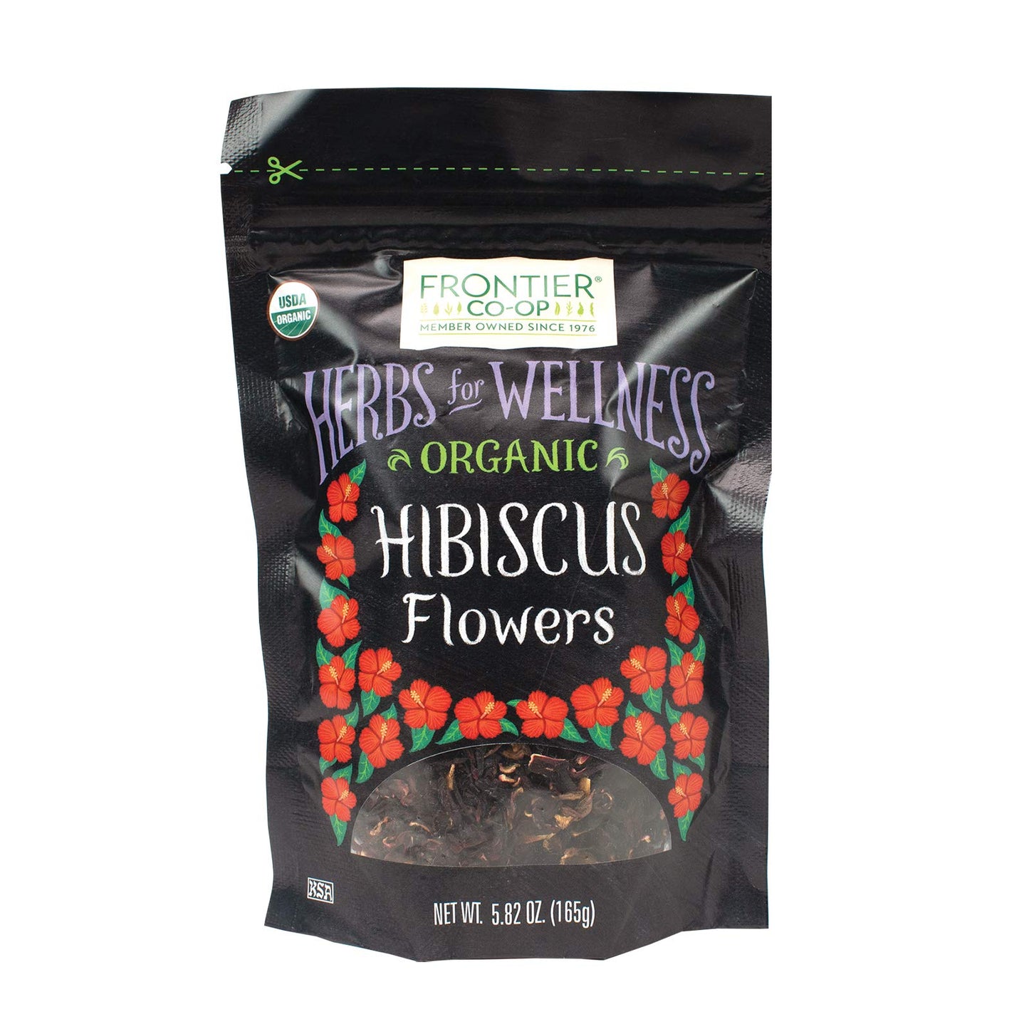 Frontier Co-Op Organic Cut And Sifted Hibiscus Flowers 5.82Oz